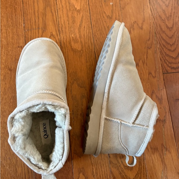 Quince Gray Ankle Boots - Picture 2 of 4